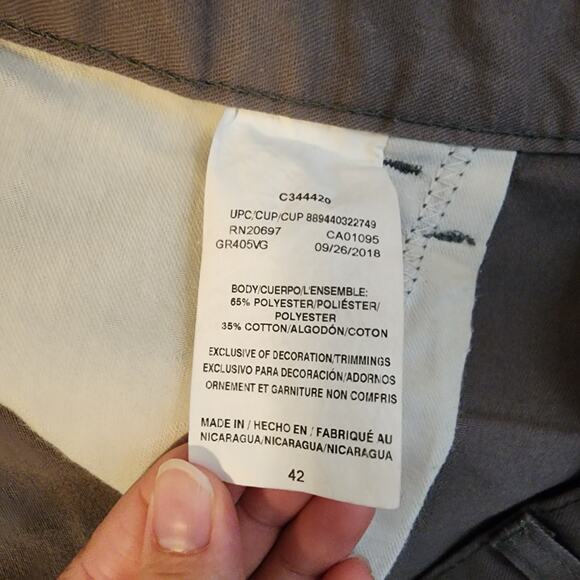 Dickies Shorts Mens 42 Gray Work Outdoors Zipper Snap Closure and Pockets - Picture 6 of 8